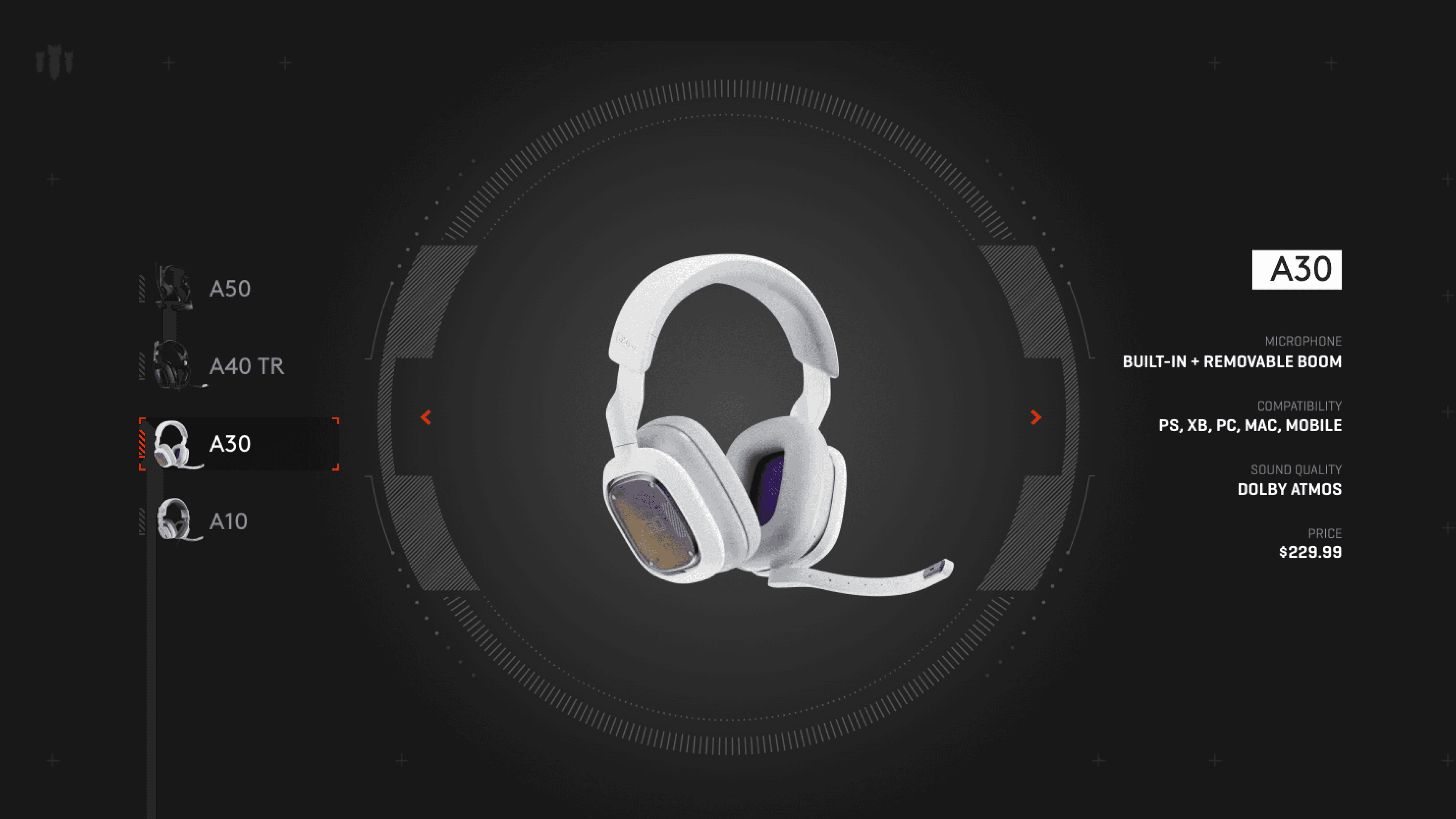 Astro A50 — headset product experience